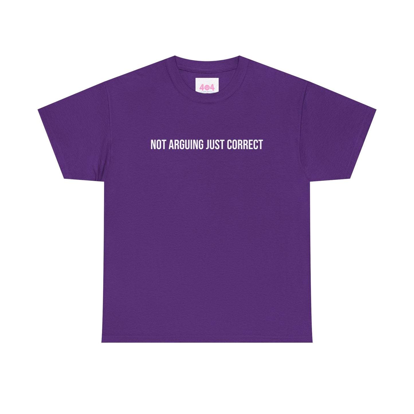not arguing just correct Graphic Tee